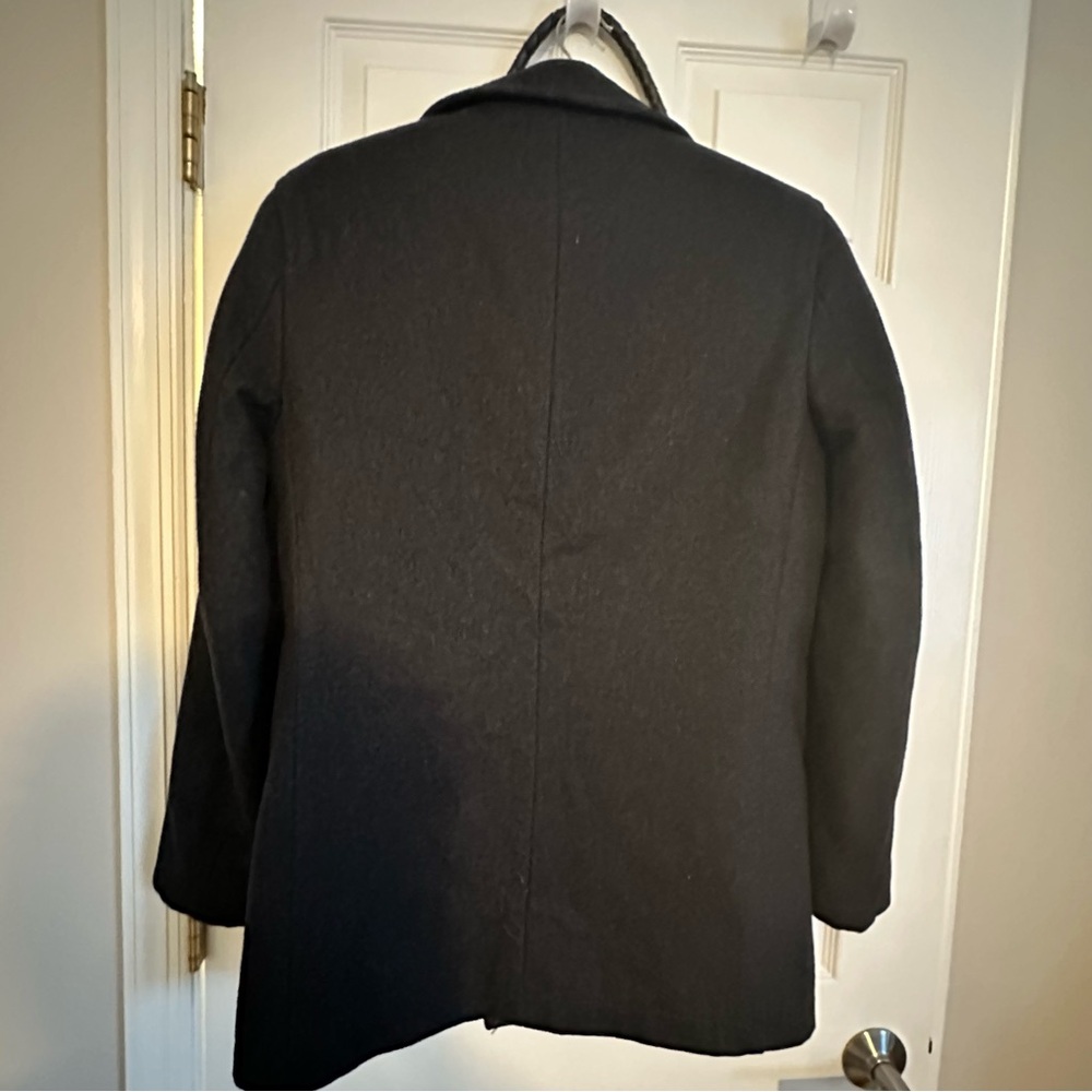 Vintage Nautica Men's Dark Gray Heather Peacoat - Picture 2 of 6